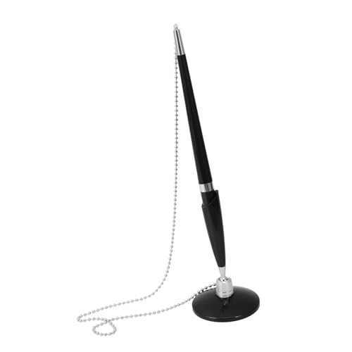Housoutil Desktop-stift Groß Mit Kette Schlüssel Kugelschreiber Schreibtisch Exekutive Für Wieder Auffüllbar Schwarzer Stift Büro Geschäftszubehör Vertikaler Tischstift Plastik Black Housoutil Desktop-stift Groß Mit Kette Schlüssel Kugelschreiber Schreibtisch Exekutive Für Wieder Auffüllbar Schwarzer Stift Büro Geschäftszubehör Vertikaler Tischstift Plastik Black von Housoutil