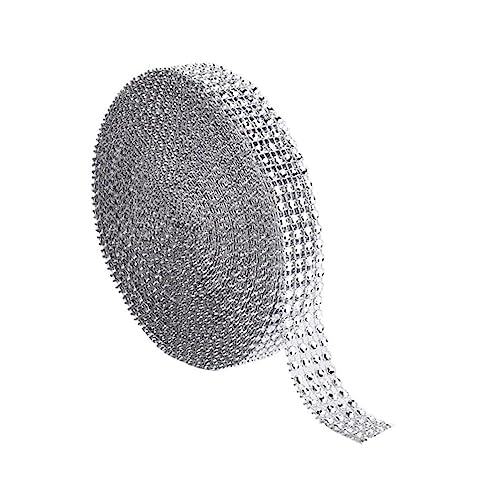 Housoutil Diamant-Wrap plastiktisch plastikenten Vasendekoration kerzendekoration Maßgeschneiderte Rautenmaschenbänder plasure trimmen funkeln schmücken Girlande wickeln Nachahmung Silver Housoutil Diamant-Wrap plastiktisch plastikenten Vasendekoration kerzendekoration Maßgeschneiderte Rautenmaschenbänder plasure trimmen funkeln schmücken Girlande wickeln Nachahmung Silver von Housoutil