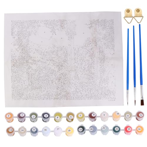 Housoutil Diy Digitale Malerei Manor Goddess Muster Handgemalte Dekoration für Zuhause Anfänger Baumwollmaterial Einfache Anleitung Housoutil Diy Digitale Malerei Manor Goddess Muster Handgemalte Dekoration für Zuhause Anfänger Baumwollmaterial Einfache Anleitung von Housoutil