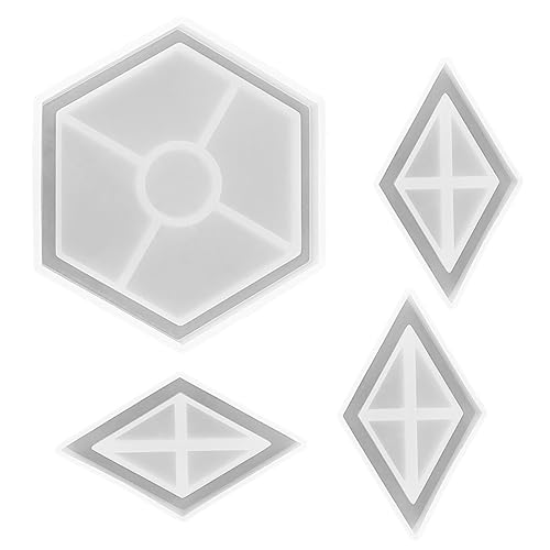 Housoutil Diy Silikonform Set für Kreative Aufbewahrungsboxen Teiliges Kristall Epoxidharz Gießset für Bastelprojekte Einfach zu Handhaben und Leicht zu Reinigen von Housoutil