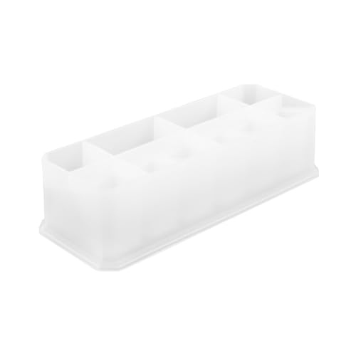 Housoutil Diy Silikonform für Lippenstift Aufbewahrungsboxen Fächer Flexibles Langlebiges Gießen von Epoxidharz Kreative Bastelbedarf für Designs von Housoutil