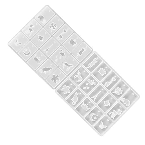 Housoutil Diy Silikonform für Pendants Hochtransparente Epoxidharz Gießform für Kreative Projekte für Handgefertigte Schmuckstücke und von Housoutil