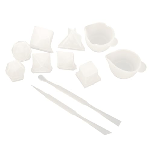 Housoutil Diy Silikonwürfel Gießform Teilig für Bastelprojekte für Epoxidharz Schmuckherstellung und Individuelles Home Decor Einfach zu Entformen Langlebig und Wiederverwendbar von Housoutil