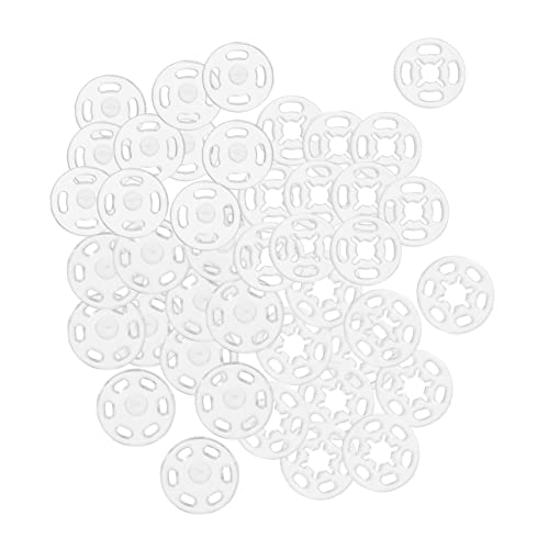 Housoutil Diy Snap Button Tüten Transparente Kunststoff Druckknöpfe für Kleidung Unsichtbare Nähknöpfe pro Tüte für Handarbeiten und Nähprojekte Housoutil Diy Snap Button Tüten Transparente Kunststoff Druckknöpfe für Kleidung Unsichtbare Nähknöpfe pro Tüte für Handarbeiten und Nähprojekte von Housoutil