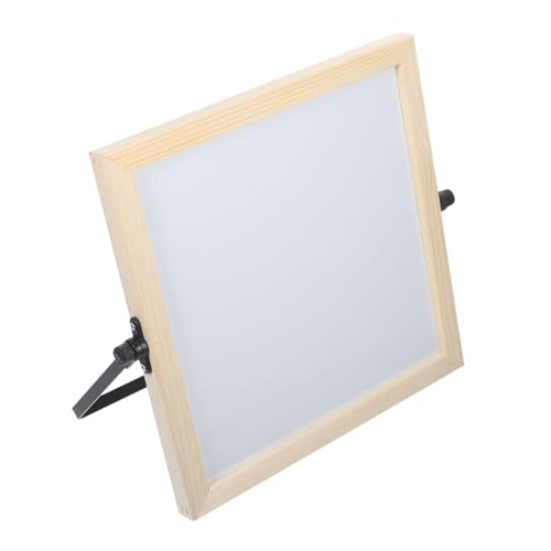 Housoutil Doppelseitiges Whiteboard mit Holzrahmen Tragbares Abwischbares Zeichenbrett für Erwachsene für Zuhause Büro und Klassenzimmer von Housoutil