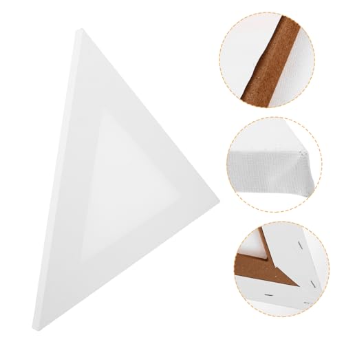 Housoutil Dreiecksölmalerei Rahmen leer Kunstleinwände zum Malen Malbrett ölgemälde schaltafel Malleinwände zum Malen Zeichenbretter für Künstler Ölfarbentafel Massivholz Weiß Housoutil Dreiecksölmalerei Rahmen leer Kunstleinwände zum Malen Malbrett ölgemälde schaltafel Malleinwände zum Malen Zeichenbretter für Künstler Ölfarbentafel Massivholz Weiß von Housoutil