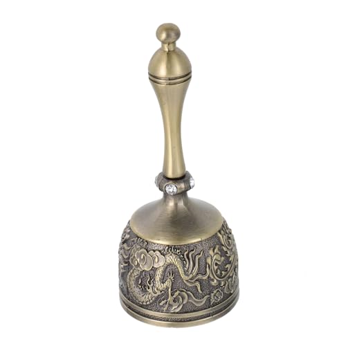 Housoutil Europäische Vintage Handglocke Metall mit Drachenmotiv Lauter Klang Ergonomischer Griff Vielseitig für Service Hochzeit Hotel Seniorenbett Festliche Anlässe und Empfang Geeignet Housoutil Europäische Vintage Handglocke Metall mit Drachenmotiv Lauter Klang Ergonomischer Griff Vielseitig für Service Hochzeit Hotel Seniorenbett Festliche Anlässe und Empfang Geeignet von Housoutil