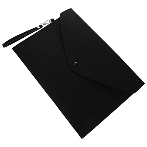 Housoutil Filz Dokumentenmappe mit Druckknopfverschluss Praktischer Organizer für Büro Schule und Zuhause Große Kapazität Tragbar mit Aufhängeseil Robust und Funktional Housoutil Filz Dokumentenmappe mit Druckknopfverschluss Praktischer Organizer für Büro Schule und Zuhause Große Kapazität Tragbar mit Aufhängeseil Robust und Funktional von Housoutil