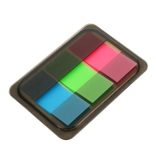 Housoutil Fluoreszierende Selbstklebende Notizen Boxen Memo Pads für Dokumente und Termine Praktisch für Zuhause und Büro Zufällig von Housoutil