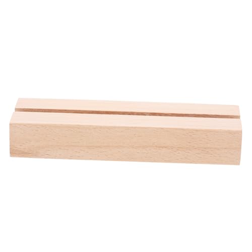 Housoutil Foto-Holzsockel Postkartenständer aus Holz Platzkartenhalter für den Tisch Bildhalter für Tische Holzständer zum Ausstellen Tischnummernhalter aus Holz Kartenhalter stehen Beige Housoutil Foto-Holzsockel Postkartenständer aus Holz Platzkartenhalter für den Tisch Bildhalter für Tische Holzständer zum Ausstellen Tischnummernhalter aus Holz Kartenhalter stehen Beige von Housoutil
