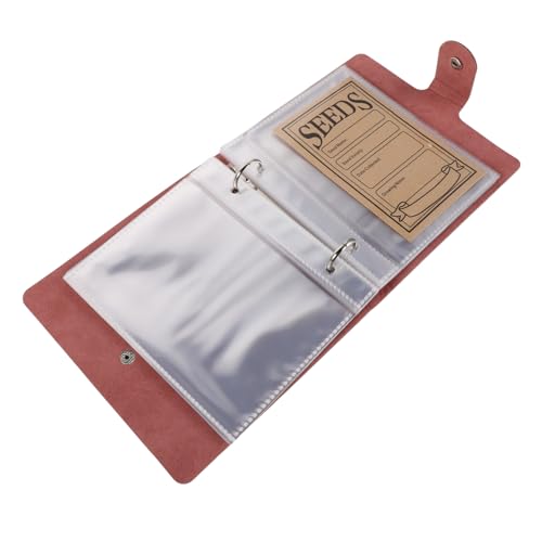 Housoutil Garten Samen Organizer mit Pu-leder Einband Wiederverschließbare Saatgutumschläge Ringbuch für Individuelle Aufbewahrung und Präsentation von Gemüse Pflanzensamen Housoutil Garten Samen Organizer mit Pu-leder Einband Wiederverschließbare Saatgutumschläge Ringbuch für Individuelle Aufbewahrung und Präsentation von Gemüse Pflanzensamen von Housoutil