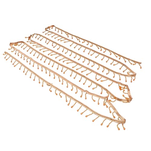 Housoutil Geflochtene Perlen Quaste Dekoration für Vorhänge mit Fransigem Design für Diy Projekte für Fenster Sofas und Heimdekoration Einfache Handhabung und Anpassung von Housoutil