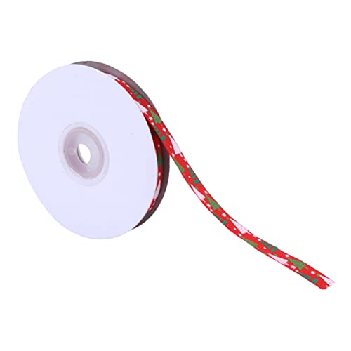 Housoutil Geschenkband Polyester Schleifenband Weihnachtsbaum Druck Breit Verpackung Dekorationsband Rot Grün für Weihnachtsgeschenke Housoutil Geschenkband Polyester Schleifenband Weihnachtsbaum Druck Breit Verpackung Dekorationsband Rot Grün für Weihnachtsgeschenke von Housoutil