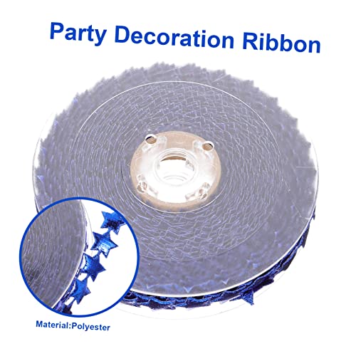 Housoutil Glänzendes Geschenkband mit Fünfzackigen Sternen Verschleißfestes Geprägtes Dekorationsband für Geschenkverpackung Party und Hochzeitsdeko Vielseitig Zuschneidbar Blau Housoutil Glänzendes Geschenkband mit Fünfzackigen Sternen Verschleißfestes Geprägtes Dekorationsband für Geschenkverpackung Party und Hochzeitsdeko Vielseitig Zuschneidbar Blau von Housoutil