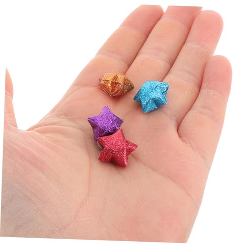 Housoutil Glänzendes Origami Papier mit Glitter Sternstreifen Doppelseitiges Bastelpapier für DIY Sternfaltkunst Kreative Bastelideen Bunte Farben für Scrapbooking und Festdekorationen Housoutil Glänzendes Origami Papier mit Glitter Sternstreifen Doppelseitiges Bastelpapier für DIY Sternfaltkunst Kreative Bastelideen Bunte Farben für Scrapbooking und Festdekorationen von Housoutil