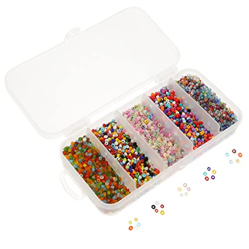 Housoutil Glasperlen DIY Perlen Für Schmuckherstellung Aufbewahrungsbox Für Armbänder Halsketten Und Bastelprojekte Housoutil Glasperlen DIY Perlen Für Schmuckherstellung Aufbewahrungsbox Für Armbänder Halsketten Und Bastelprojekte von Housoutil