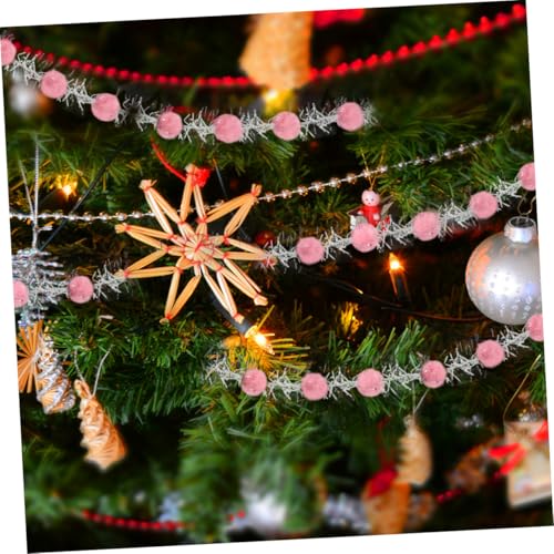 Housoutil Glitter Pompom Dekoband mit Draht für Weihnachtsbaum Deko Flauschige Kleine Bommel Geeignet für DIY Bastelprojekte und Geschenkverpackung Tiefes mit Glitzereffekt Housoutil Glitter Pompom Dekoband mit Draht für Weihnachtsbaum Deko Flauschige Kleine Bommel Geeignet für DIY Bastelprojekte und Geschenkverpackung Tiefes mit Glitzereffekt von Housoutil