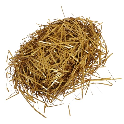 Housoutil Glitzerbast füller Bastgewebe Crinkle Paper Konfetti Papierschnipsel aus Bast Bastpapierschnitzel Geschenkpapier aus Raffiabast Papierfetzen Plastik Golden Housoutil Glitzerbast füller Bastgewebe Crinkle Paper Konfetti Papierschnipsel aus Bast Bastpapierschnitzel Geschenkpapier aus Raffiabast Papierfetzen Plastik Golden von Housoutil
