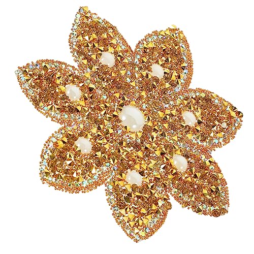 Housoutil Goldene Blumendekorationsaufkleber bügelei aufbügelflicken Strassstein Verzierung Aufnäher Hochzeit Stickerei Strass-Applikation zum Selbermachen Strassapplikationen aufbügeln Harz Housoutil Goldene Blumendekorationsaufkleber bügelei aufbügelflicken Strassstein Verzierung Aufnäher Hochzeit Stickerei Strass-Applikation zum Selbermachen Strassapplikationen aufbügeln Harz von Housoutil