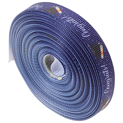 Housoutil Graduation Grosgrain Ribbon Dekoratives Geschenkband für Partys Hochzeiten und DIY Projekte Hochwertiges Wiederverwendbares Polyesterband für Feierliche Anlässe von Housoutil