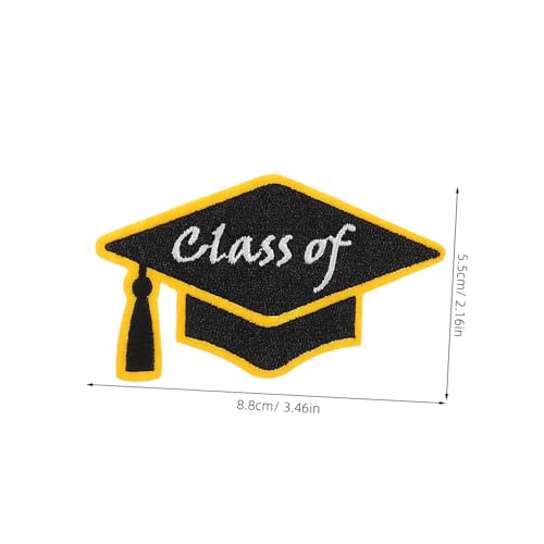 Housoutil Graduation Stickerei Bügelbild Patches Teiliges Für Kleidung Rucksäcke Hüte Jacken Diy Applikationen Mit Strapazierfähiger Stickerei Und Einfacher Befestigung Housoutil Graduation Stickerei Bügelbild Patches Teiliges Für Kleidung Rucksäcke Hüte Jacken Diy Applikationen Mit Strapazierfähiger Stickerei Und Einfacher Befestigung von Housoutil