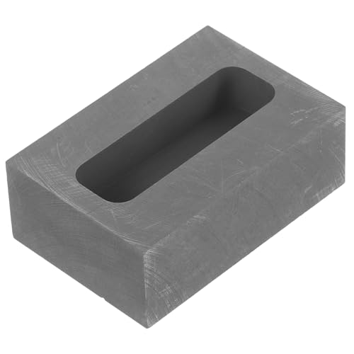 Housoutil Graphit Barrenform für Gold und Silber Hochwertige Gießform zum Schmelzen und Raffinieren von Metallen für Messing und Kupfer Housoutil Graphit Barrenform für Gold und Silber Hochwertige Gießform zum Schmelzen und Raffinieren von Metallen für Messing und Kupfer von Housoutil