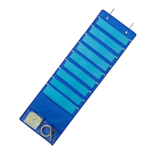 Housoutil Hängemappen Organizer aus Oxford mit Haken Wandmontierbarer Dokumentenhalter für Zuhause Büro und Schule Blau von Housoutil