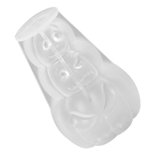Housoutil Halloween Silikonform Kürbis Diy Gießform für Kerzenherstellung Kürbis Gesichtsform und Einfach zu Entformen für Halloween Dekorationen und Diy Projekte von Housoutil