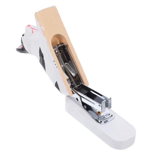 Housoutil Handgefertigter Mini Holzhefter Weißer Katzen Tacker Tragbarer Tierhefter für Schule Büro Schreibtischdekoration Housoutil Handgefertigter Mini Holzhefter Weißer Katzen Tacker Tragbarer Tierhefter für Schule Büro Schreibtischdekoration von Housoutil