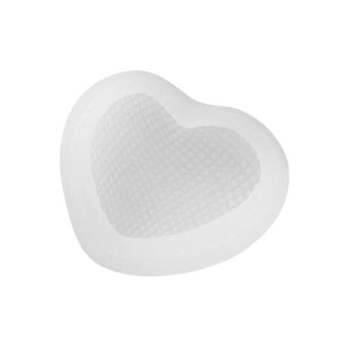 Housoutil Herzförmige Silikonform für Seifenherstellung Wiederverwendbare DIY Gießform für Desserts und Schokolade Mini Form Wasserfest und Langlebig für Handarbeit und Bastelprojekte von Housoutil