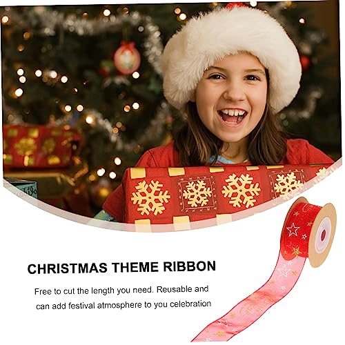 Housoutil Hochwertiges Weihnachts Geschenkband mit Langlebiges DIY Geschenkband für Geschenkverpackung Blumenarrangements Geburtstags und Weihnachtsdeko Housoutil Hochwertiges Weihnachts Geschenkband mit Langlebiges DIY Geschenkband für Geschenkverpackung Blumenarrangements Geburtstags und Weihnachtsdeko von Housoutil