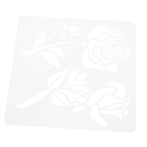 Housoutil Hohle Sprühblumenschablone Blumen- Schablonenmalerei Malschablonen Für Wände Und Natur-schablonen Blumenschablonen Willkommensschablonen Zum Malen An Der Wand Das Haustier von Housoutil