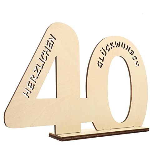 Housoutil Holznummer Tischdekoration Party Zubehör Geburtstags und Jubiläumszahl aus Holz Kreative Diy Tischnummer für Party Langlebiges Geschenkidee Housoutil Holznummer Tischdekoration Party Zubehör Geburtstags und Jubiläumszahl aus Holz Kreative Diy Tischnummer für Party Langlebiges Geschenkidee von Housoutil