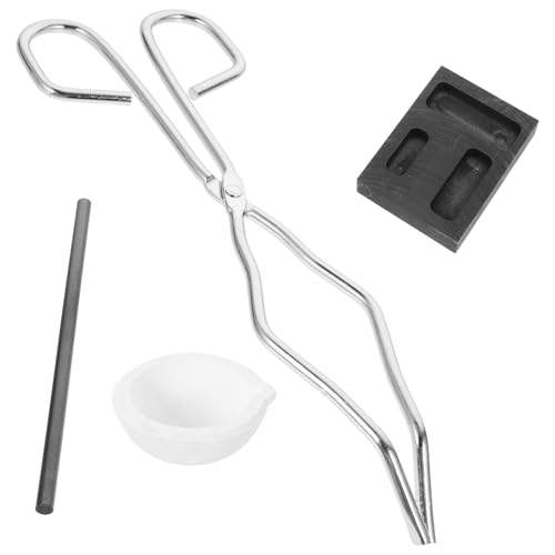 Housoutil Ingot Gussform Set Schmelz und Kit für Schmuckherstellung für Experimente und Verarbeitung von Ne Metallen Hohe Genauigkeit und Temperaturbeständigkeit Housoutil Ingot Gussform Set Schmelz und Kit für Schmuckherstellung für Experimente und Verarbeitung von Ne Metallen Hohe Genauigkeit und Temperaturbeständigkeit von Housoutil