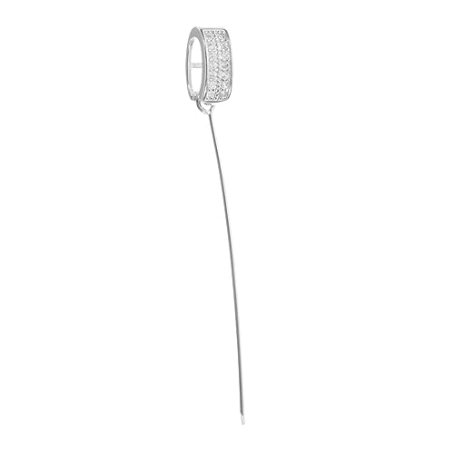 Housoutil Jade Anhänger Verschluss Clip Für Halskettenschmuck Metallverschluss Für Schmuckherstellung Juwelier Anhängerclip Platinfarbe von Housoutil