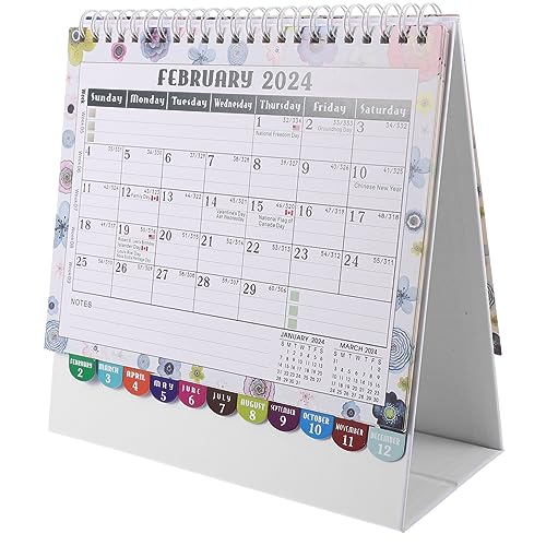 Housoutil Kalender Tischkalender Wiederverwendbarer Kalender Staffelei-kalender 2024 Klappkalender 2024 Mini-tischkalender Standkalender 2024 Monatlicher Kalender Papier Housoutil Kalender Tischkalender Wiederverwendbarer Kalender Staffelei-kalender 2024 Klappkalender 2024 Mini-tischkalender Standkalender 2024 Monatlicher Kalender Papier von Housoutil