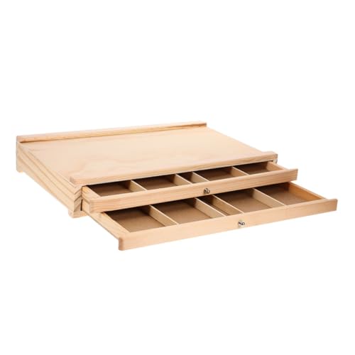 Housoutil Kasten Aufbewahrungsbox Aus Holz Pinselhalter-Organizer Schreibwaren Bastelschubladen Pastelle Federmäppchen Aus Blech Aufbewahrungsschrank Für Künstler Kleiner Bleistift Housoutil Kasten Aufbewahrungsbox Aus Holz Pinselhalter-Organizer Schreibwaren Bastelschubladen Pastelle Federmäppchen Aus Blech Aufbewahrungsschrank Für Künstler Kleiner Bleistift von Housoutil