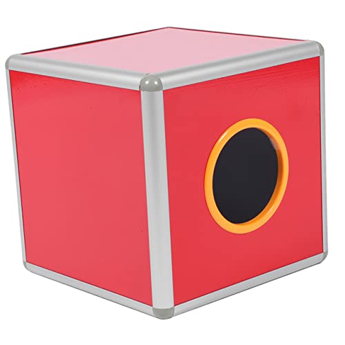 Housoutil Kasten -Box Ticket Party Gewinnspielboxen geformt glücklich Aufbewahrungsboxen Wahlurnen für Tombola Tombolaboxen mit Schlitz Aluminiumlegierung rot von Housoutil