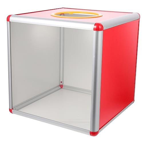 Housoutil Kasten -Box storage boxes aufbwahrungs-box vorratskiste aubewahrungsbox durchsichtige boxen Mailer Hochzeit Tombolaboxen für Tickets Gewinnspielboxen Aluminiumlegierung von Housoutil
