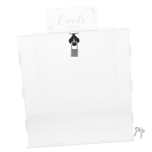 Housoutil Kasten Hochzeitskartenbox Ort Wohltätigkeit Handel Umfrage Quinceanera Abstimmung Empfänge Hochzeitsideen Hochzeitsandenken für die Gäste wünschen Acryl Weiß Housoutil Kasten Hochzeitskartenbox Ort Wohltätigkeit Handel Umfrage Quinceanera Abstimmung Empfänge Hochzeitsideen Hochzeitsandenken für die Gäste wünschen Acryl Weiß von Housoutil