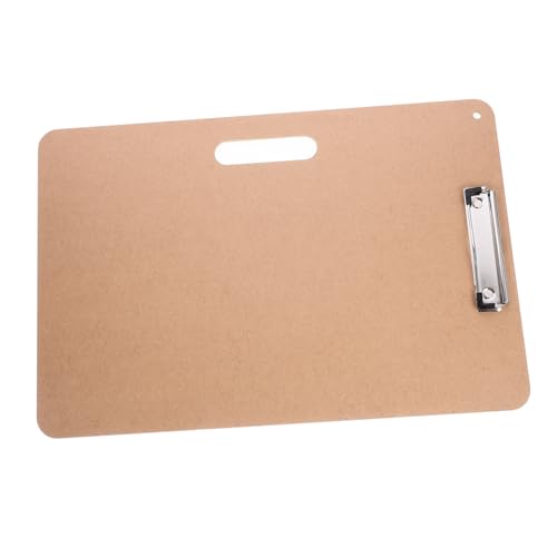 Housoutil Klappbarer Holz mit Clip für Künstler Tragbares Zeichenbrett für Outdoor Malerei zum Zeichnen Schreiben Kunstfähigkeiten Tragegurt von Housoutil