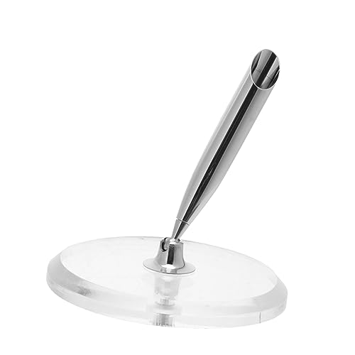 Housoutil Kreativer Acryl Stifthalter mit Runder Basis Eleganter Signierstifthalter für Hochzeiten Verlobungen und Besondere Anlässe für Gästebuch Unterschriften und Stilvolle von Housoutil
