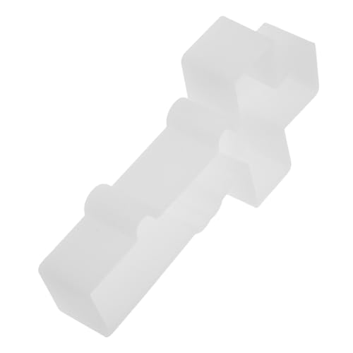 Housoutil Kreuzkerzenform Ornamente Mini Dekorationen Klein Stumpenkerze Geformt Für Silikonform Diy-epoxid-silikon-gießform Kreuzgussform Diy-formenbausatz Diy Kreuzform Beige Kieselgel von Housoutil