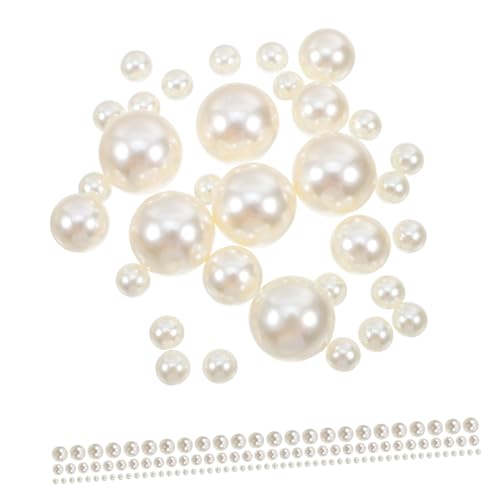 Housoutil Künstliche Perlenmix Kunststoffperlen Glänzend für Vasenfüllung DIY Basteln Dekoration Vielseitig für Makeup Pinselhalter Party Thanksgiving Home Decor von Housoutil