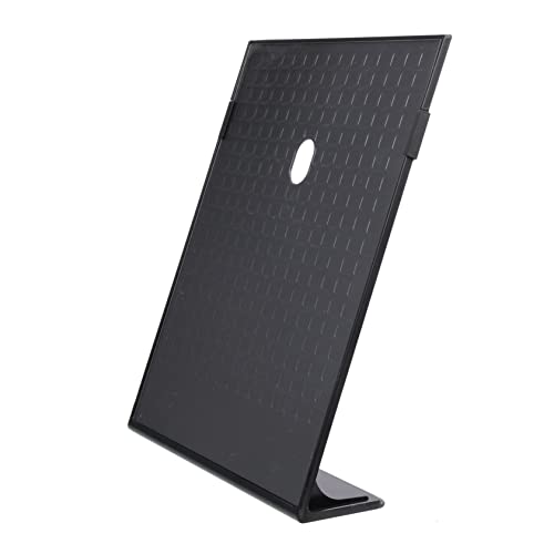Housoutil L-förmige Tischkarten Speisekarte Restaurant-menühalter Klarer Preisstand Einseitig Anzeige Mit Zeichenbrett Gruß Menüständer Im Übersichtlichen Design Fotohalter Black P.s von Housoutil