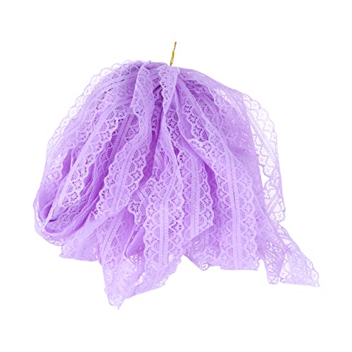 Housoutil Lace Verpackungsband Lila Dekoratives Spitzenband Für Hochzeitsgeschenke Scrapbooking Geschenkgestaltung Blumenverpackung Design Für Dekoration von Housoutil