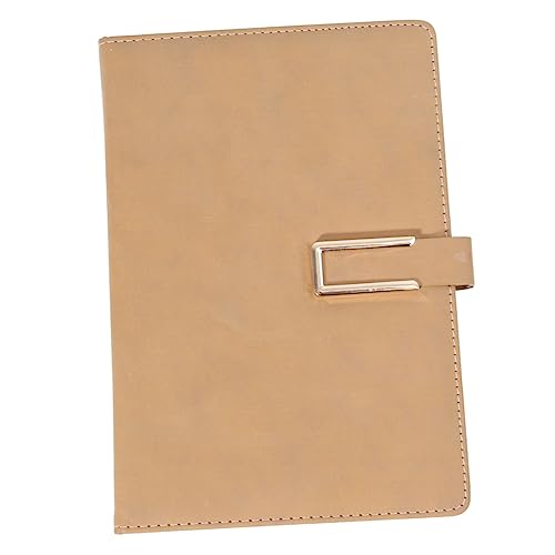 Housoutil Ledernotizbuch für Geschäftsleute Klassisches Schreibjournal mit Blättern Stifthalter und Seitenprotektoren Stilvolles Design Holzfarbe für Notizen und Dokumentenaufbewahrung Housoutil Ledernotizbuch für Geschäftsleute Klassisches Schreibjournal mit Blättern Stifthalter und Seitenprotektoren Stilvolles Design Holzfarbe für Notizen und Dokumentenaufbewahrung von Housoutil