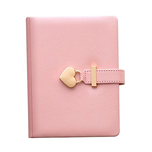 Housoutil Lockable Imitation Leather Journal Perfektes Notizbuch für Schüler Hochwertige Notizblätter mit Herzschloss für und Persönliche Aufzeichnungen Housoutil Lockable Imitation Leather Journal Perfektes Notizbuch für Schüler Hochwertige Notizblätter mit Herzschloss für und Persönliche Aufzeichnungen von Housoutil