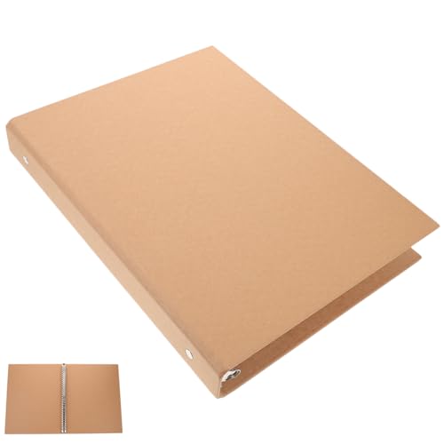 Housoutil Loseblatt-Bucheinband Ordnerabdeckung wiederverwendbar A4-Ringbuch-Notizbuch Bindemittel Zeitschrift business notebook mappen ordnee Binderschale Binder Notizbuchhülle Kraftpapier Housoutil Loseblatt-Bucheinband Ordnerabdeckung wiederverwendbar A4-Ringbuch-Notizbuch Bindemittel Zeitschrift business notebook mappen ordnee Binderschale Binder Notizbuchhülle Kraftpapier von Housoutil
