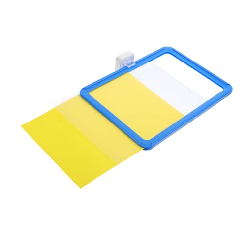 Housoutil Magnetschild Etiketten Regalbeschriftung preisschild beschrifter plakate the acoutant advlue Supermarkt Zubehör verschleißfester Schilderhalter Leitfaden Schild ABS-Kunststoff Blue von Housoutil